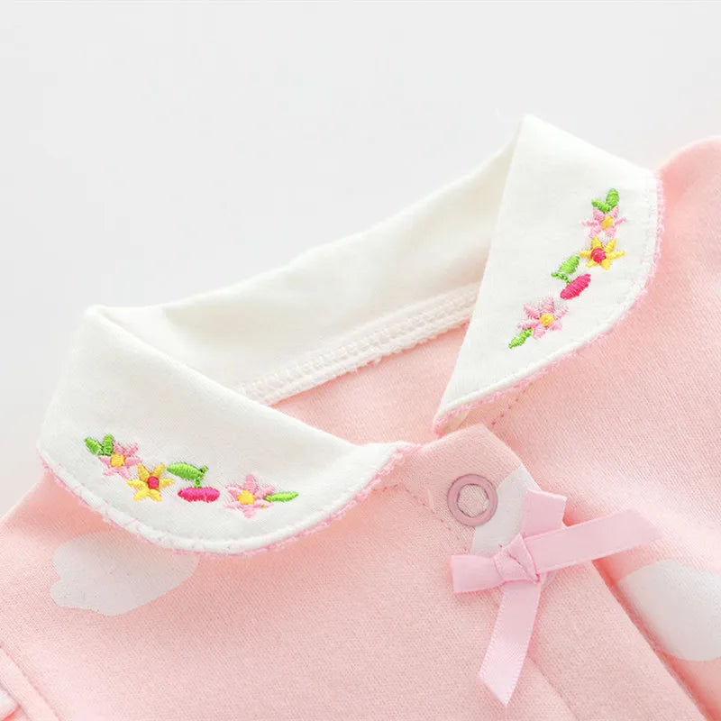 3-18 Month baby Summer clothes rompers girls overalls short Sleeve bodysuit cotton baby clothing jumpsuit newborn Girl onesies