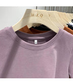 Women T Shirt Girls T-Shirt Woman Clothes Tops Cotton Tshirt Female Short Sleeve Spring Tee Sexy Y2k Top White