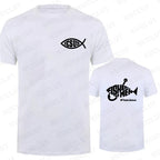 T-shirt for Men's Fishers of Men Christian Graphic Y2k Tops Fshion Casual T Shirts Short Sleeved Tees Cotton Oversized Clothing