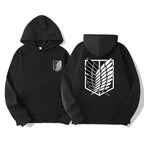 Japan Anime Attack on Titan Men Hoodies Spring Autumn Hip Hop Casual Pullover Top Hoodie Fashion Sweatshirts Jogging Sportswear