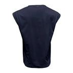 Amazon cross-border American summer new vest men's loose youth casual solid color thin shoulder T-shirt for men