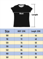 2026 Summer Fashion Girls' Pure Cotton Round Neck Short Sleeve Rainbow Heart Print T-Shirt Casual Versatile Top Trendy Clothing