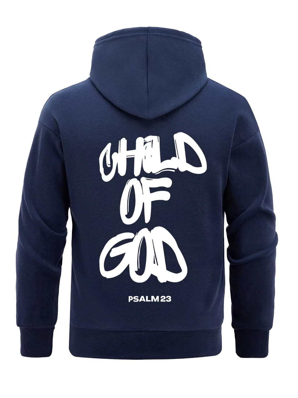 Child Of God Psalm 23 Design Men Hoodies All-Match Fleece Hoody Loose Soft Tops Pocket Clothes Casual Fashion Streetwear