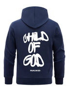 Child Of God Psalm 23 Design Men Hoodies All-Match Fleece Hoody Loose Soft Tops Pocket Clothes Casual Fashion Streetwear