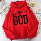 New Hoodies God Print Pullover Fashion Women Men Hoodies Long Sleeve Casual Hooded Sweatshirt Christian Shirt Design Hoody