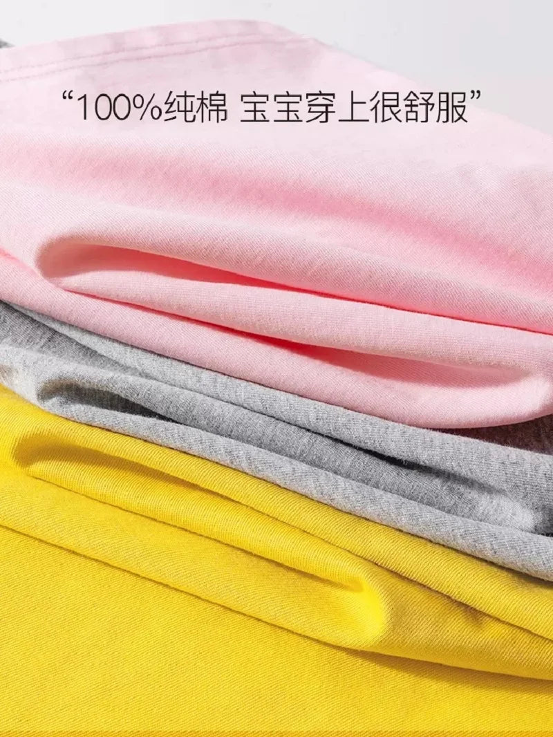 Toddlers Autumn T-shirts For Girl Long Sleeve Cute Tee Shirts Biggirl Casual T-shirts Little Girl Cotton Spring T-shirts