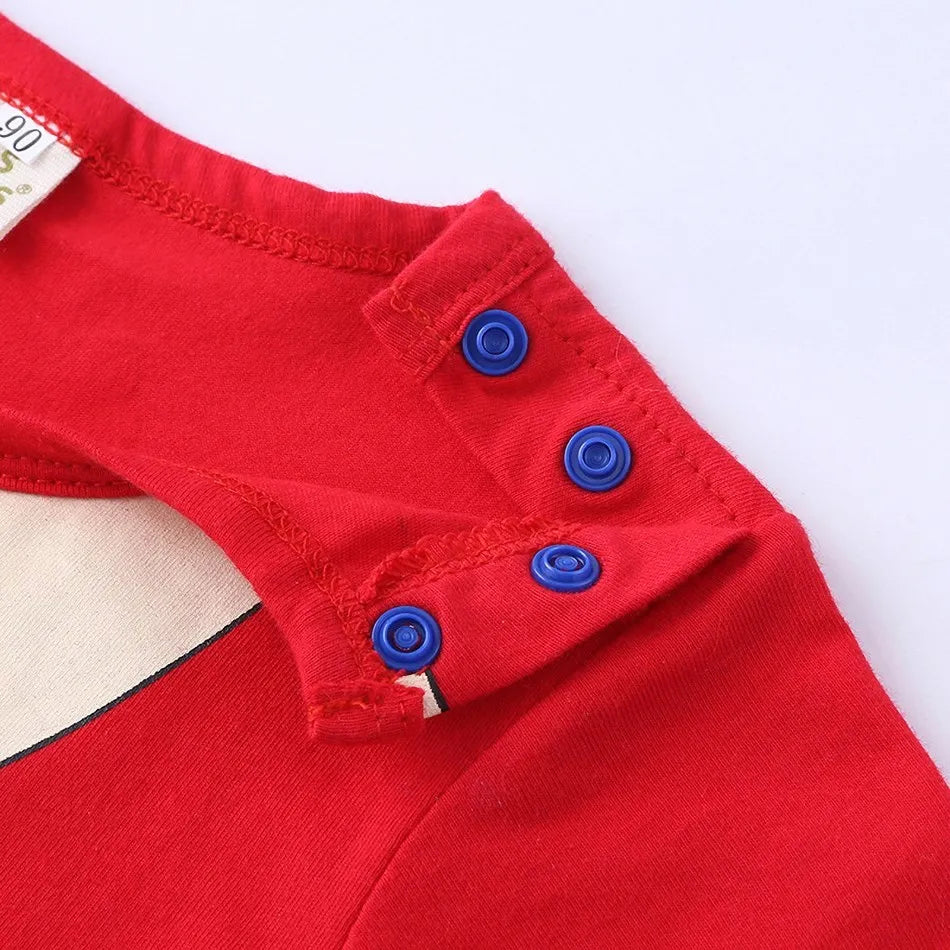 0-2 Years Baby Boy and Girl Romper Newborn Summer Short-sleeved Jumpsuit Baby Anime Cartoon Cotton Cosplay Costume