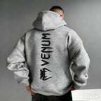 Men's Pattern Hoodies –Bold Back Prints MMA Inspired Streetwear Loose Fit Perfect for Gym  Casual Wear Limited Edition Designs