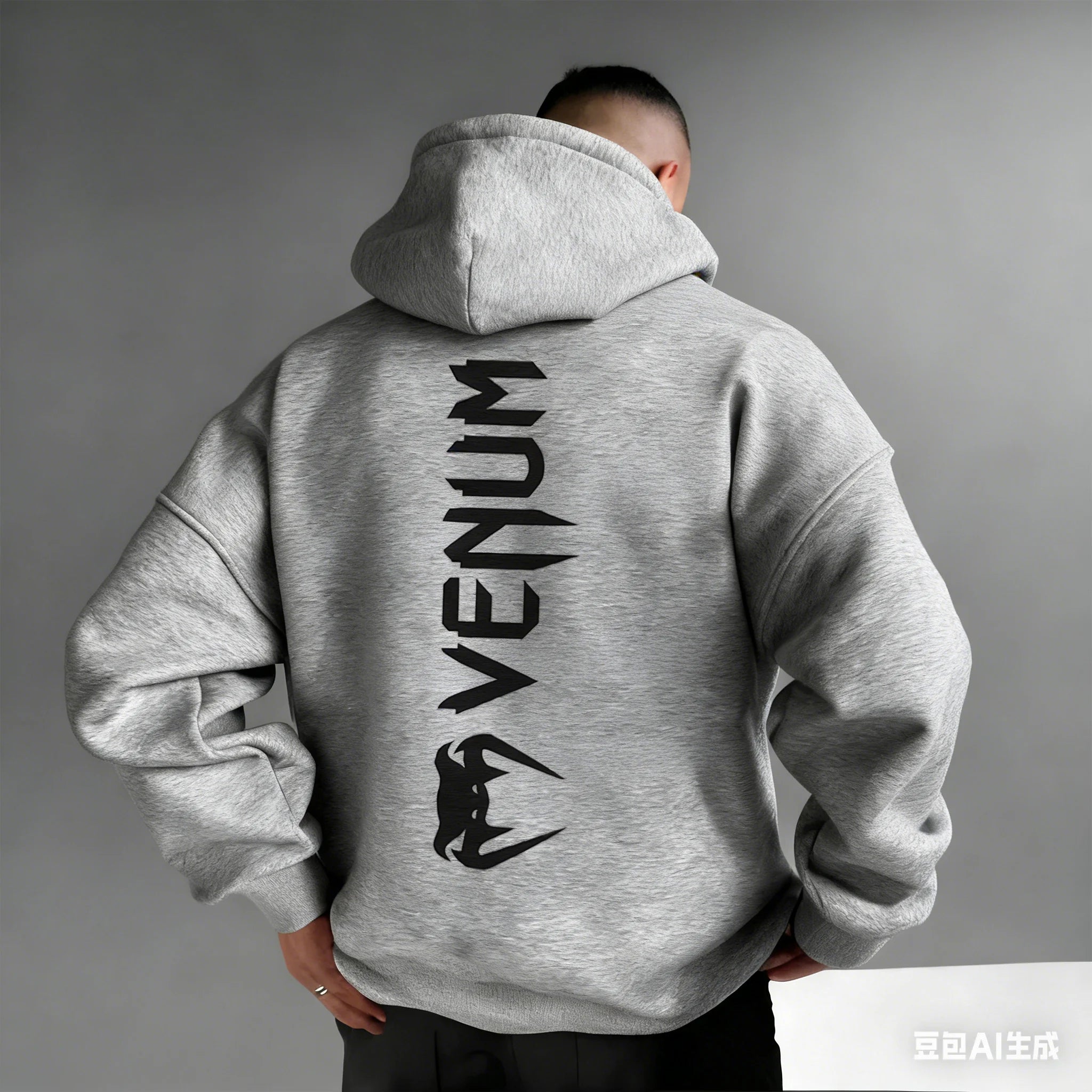 Men's Pattern Hoodies –Bold Back Prints MMA Inspired Streetwear Loose Fit Perfect for Gym  Casual Wear Limited Edition Designs
