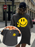 Graphic Print T-Shirt, Short Sleeve Crew Neck Casual Top for Summer & Spring, Women'S  Clothing
