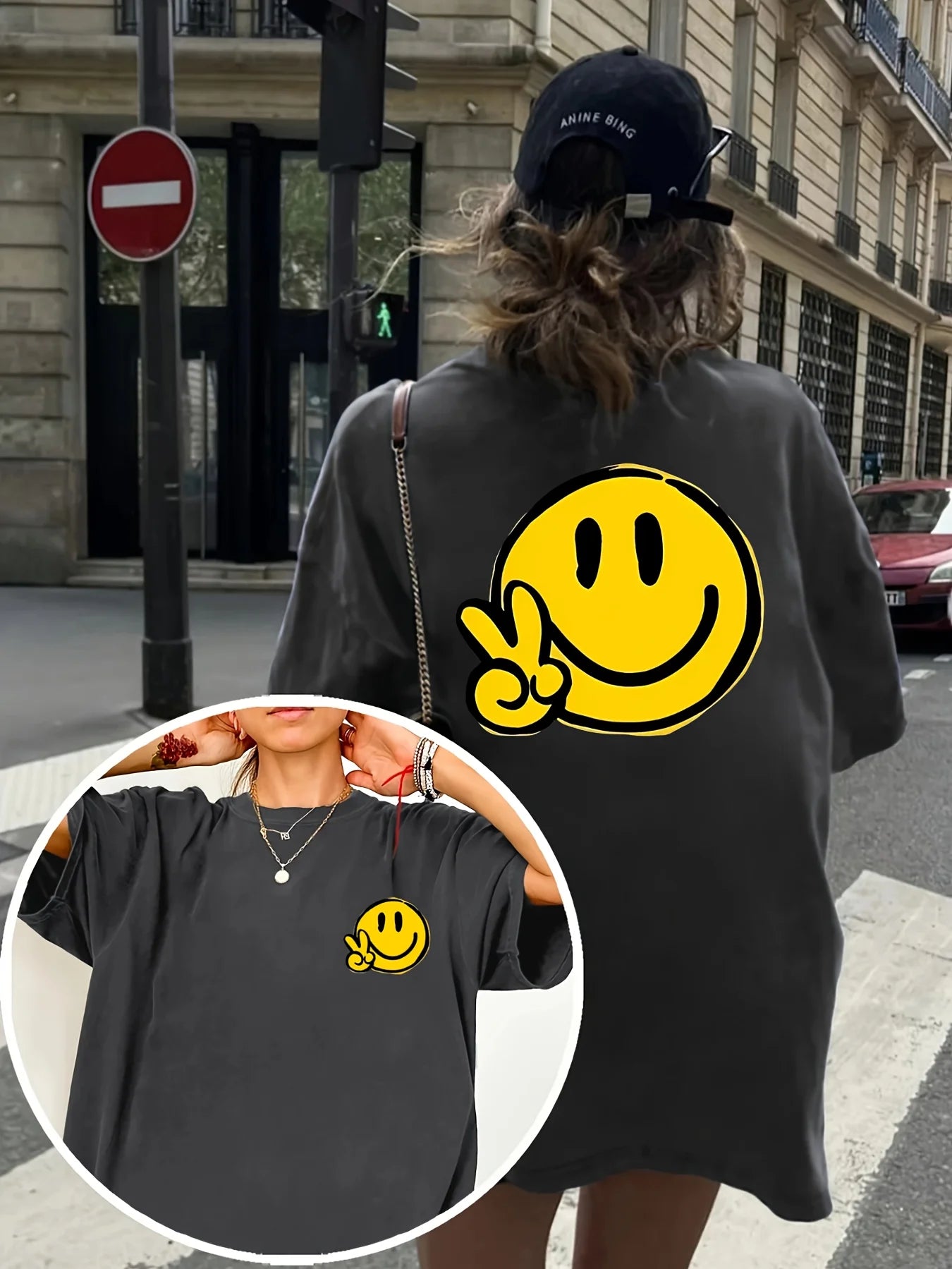 Graphic Print T-Shirt, Short Sleeve Crew Neck Casual Top for Summer & Spring, Women'S  Clothing