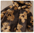 Autumn and Winter 0-18 Months Newborn Knitted Romper Baby Boy Girl Clothes bear Warmth Onesie Lovely Comfortable Hats Hipster