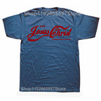 Funny Enjoy Jesus Christ The Real King Christian Graphic T-shirt Tshirt Men Women's Fashion Oversized 100% Faith Prayer T Shirt
