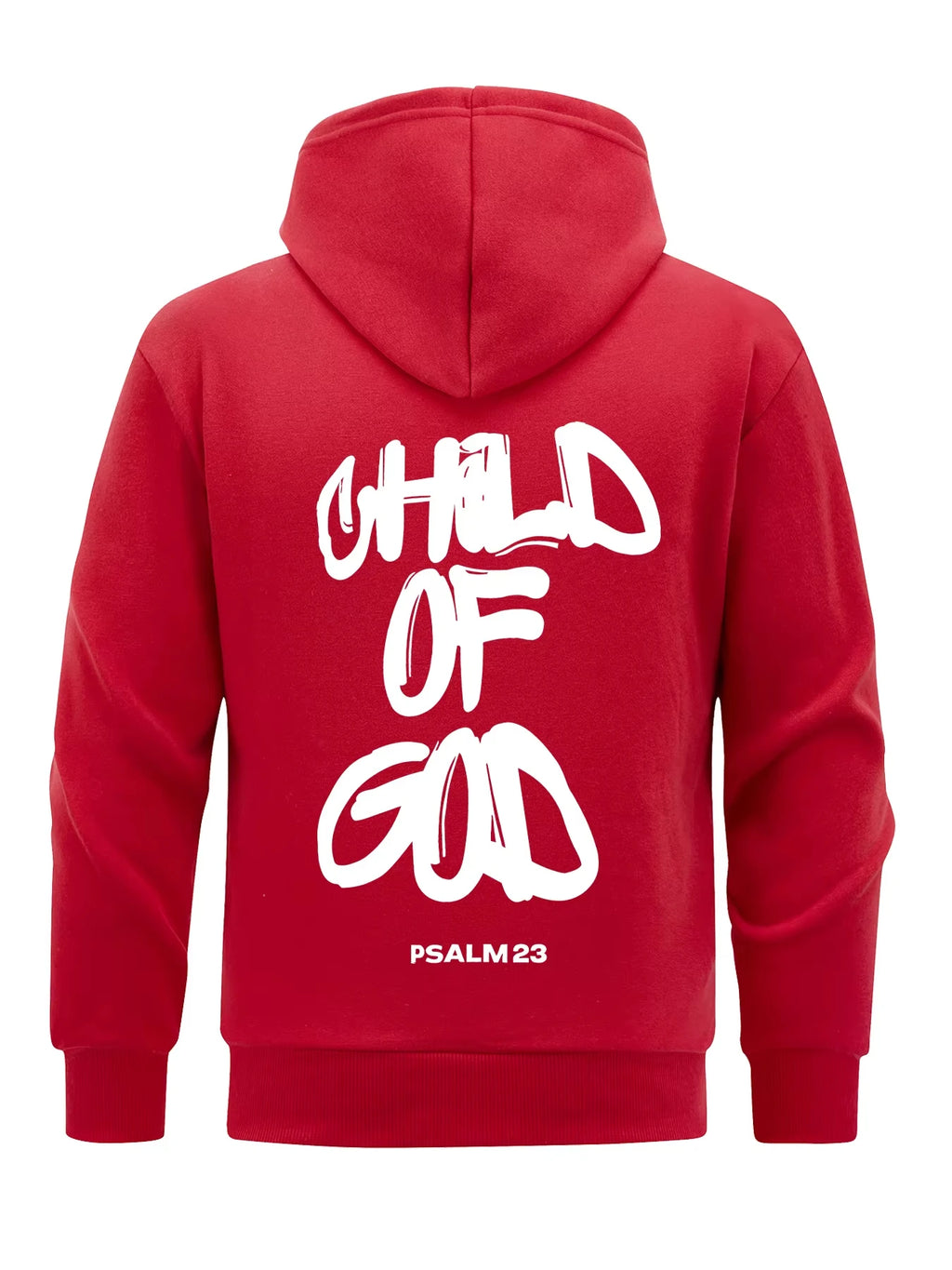 Child Of God Psalm 23 Design Men Hoodies All-Match Fleece Hoody Loose Soft Tops Pocket Clothes Casual Fashion Streetwear