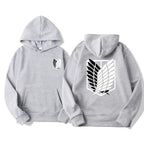 Japan Anime Attack on Titan Men Hoodies Spring Autumn Hip Hop Casual Pullover Top Hoodie Fashion Sweatshirts Jogging Sportswear