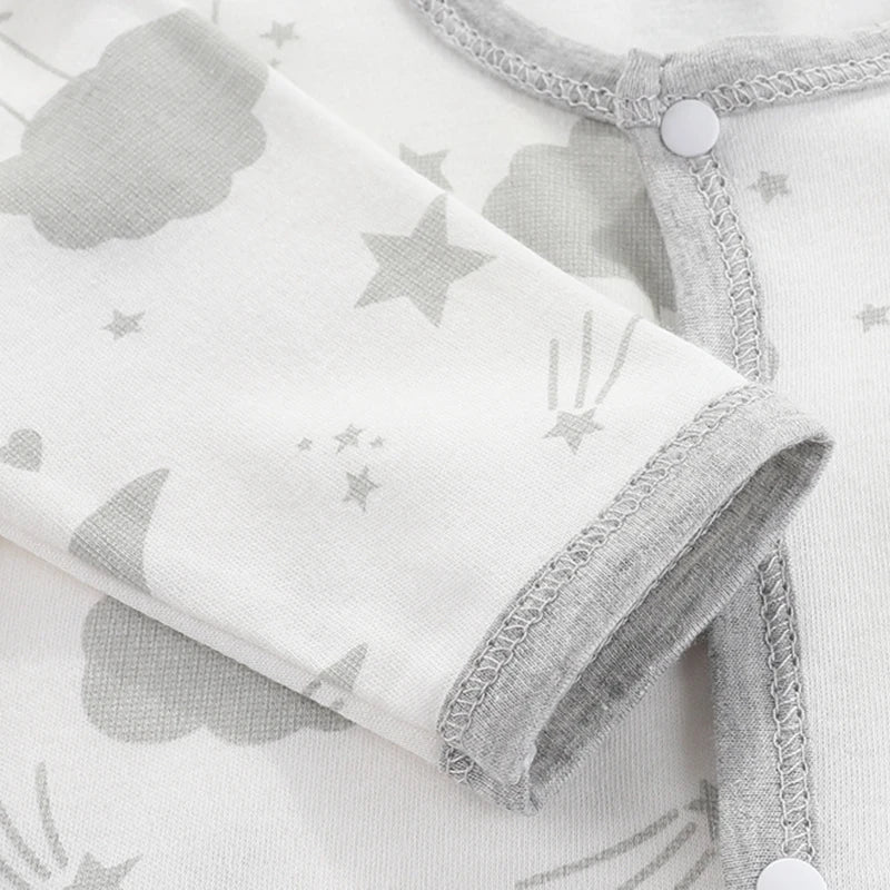 Newborn Baby Bodysuit 2024 Spring Baby Clothes Summer Girl Romper Soft Boys Jumpsuit Cartoon Children's Clothes 0 to 9 Months