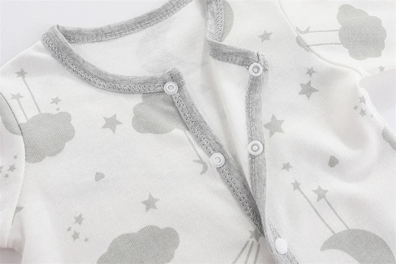 Newborn Baby Bodysuit 2024 Spring Baby Clothes Summer Girl Romper Soft Boys Jumpsuit Cartoon Children's Clothes 0 to 9 Months