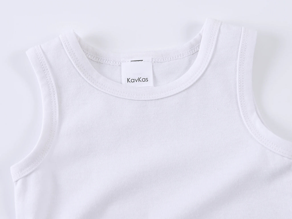 2025 Infant Baby Girls Boys Bodysuit 100% Cotton 1 pcs 2 pcs 3 pcs Sling Vest Design Newborn Clothes
