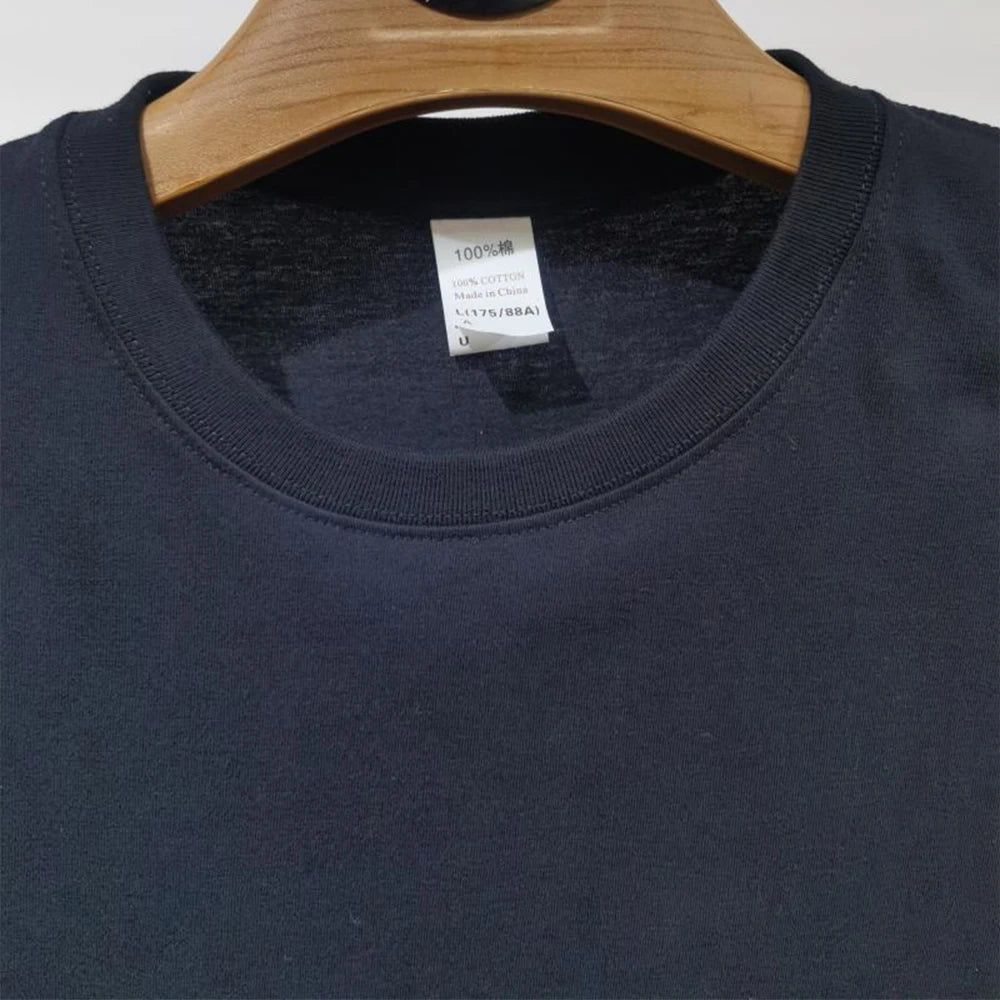 100% Cotton T Shirt Unisex Plain White Crew Neck Tshirt Coton Herren T-shirt Uomo Blank Black T Shirt For Men Playeras De Hombre