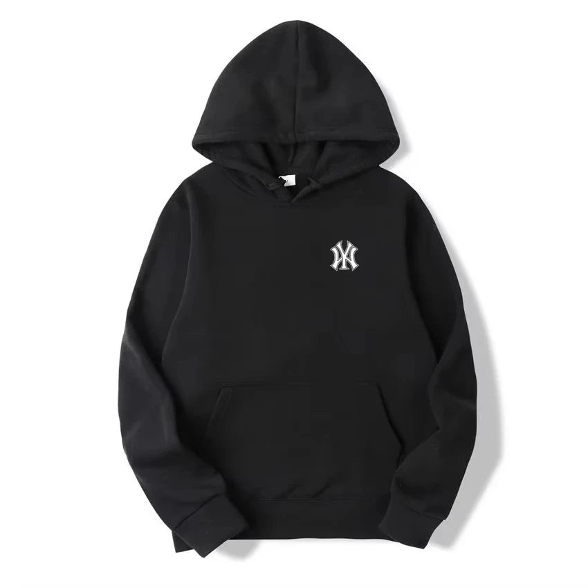Men's and Women's Casual Fashion Trendy Hoodie Spring and Autumn Outdoor Sweatshirt Popular Font Print Pullover Jacket