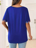 Plus Size Women's T-Shirt Boho Harajuku Graphic Print Summer Short Sleeve Casual Tops Street Fashion T-Shirt Female Clothing