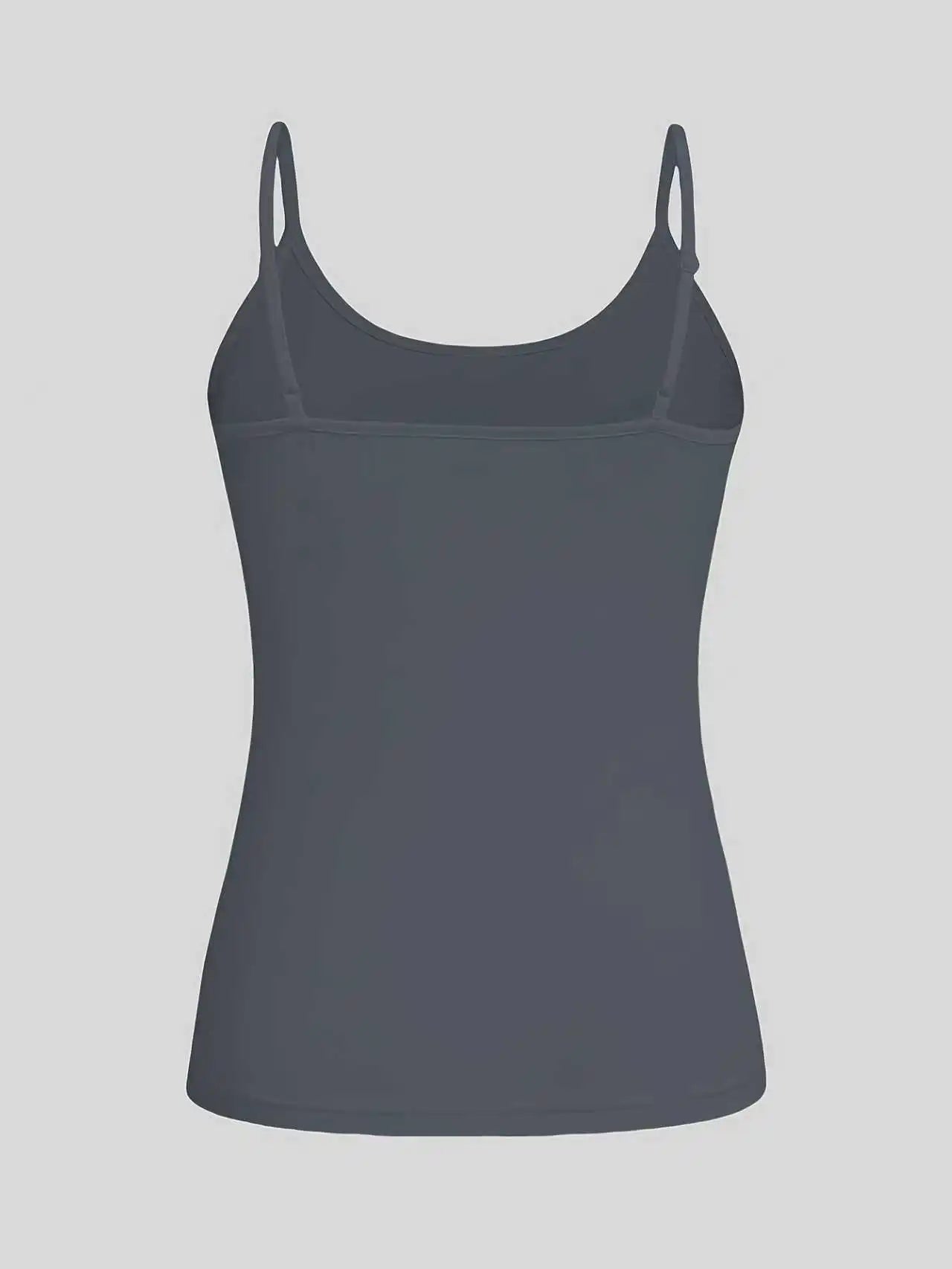 Plus Size Women's 2 Piece Solid Color Spaghetti Strap Tank Top Set Sleeveless Cami Tops