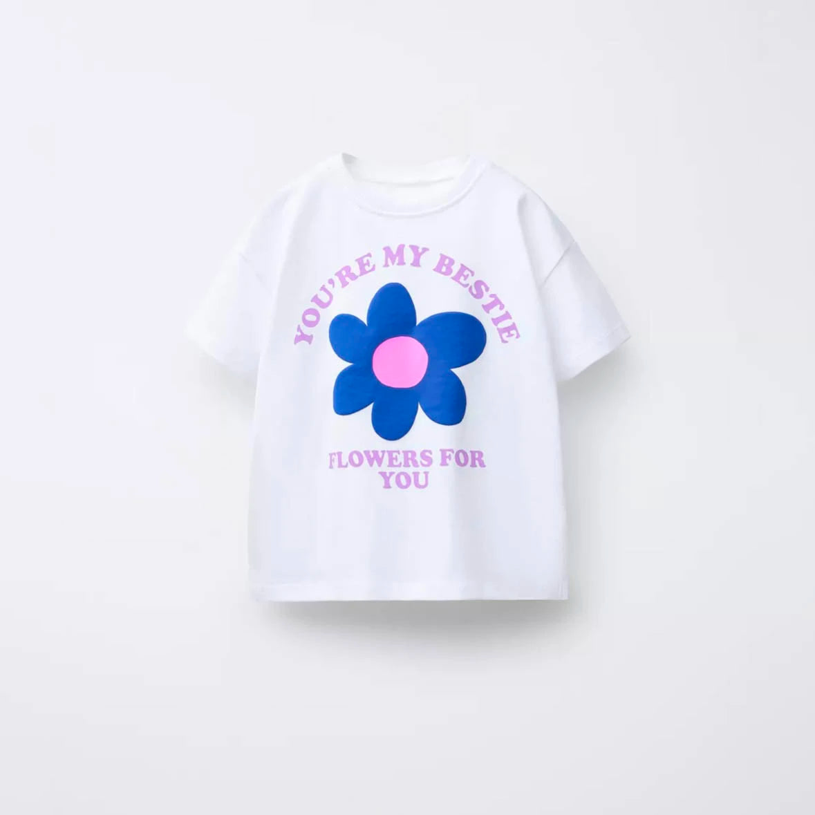 1-7Years Old Boys Girls Fashion T-shirt Summer Clothes Short-sleeved Tops Toddler Cartoon Printed Tees Loose Casual Sports Tees