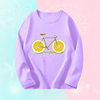 Toddlers Autumn T-shirts For Girl Long Sleeve Cute Tee Shirts Biggirl Casual T-shirts Little Girl Cotton Spring T-shirts