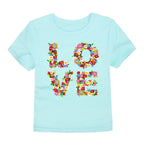 Girls Clothes 2 to 3 4 5 6 7 8 9 10 11 12 13 14 Years 100% Cotton 2024 Summer T Shirts Yellow Butterfly Floral Tee Shirt Tops