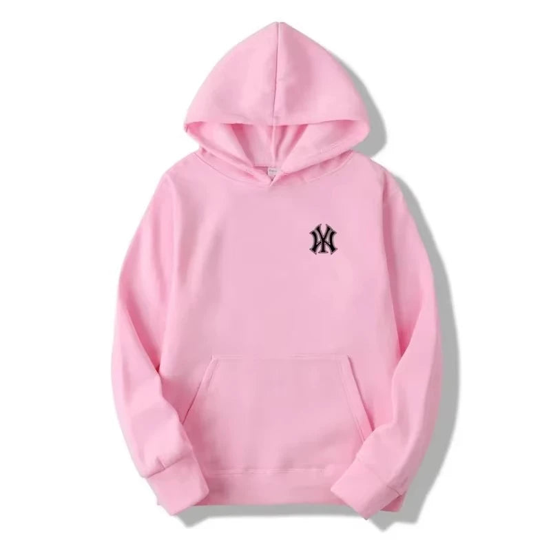 Men's and Women's Casual Fashion Trendy Hoodie Spring and Autumn Outdoor Sweatshirt Popular Font Print Pullover Jacket