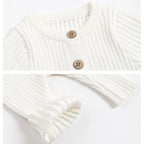 2025 New Infant Baby Girls Boys Knitted Jumpsuit Toddler Baby Girl Boys Long Sleeved Knitting Romper Children Clothes