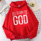 New Hoodies God Print Pullover Fashion Women Men Hoodies Long Sleeve Casual Hooded Sweatshirt Christian Shirt Design Hoody