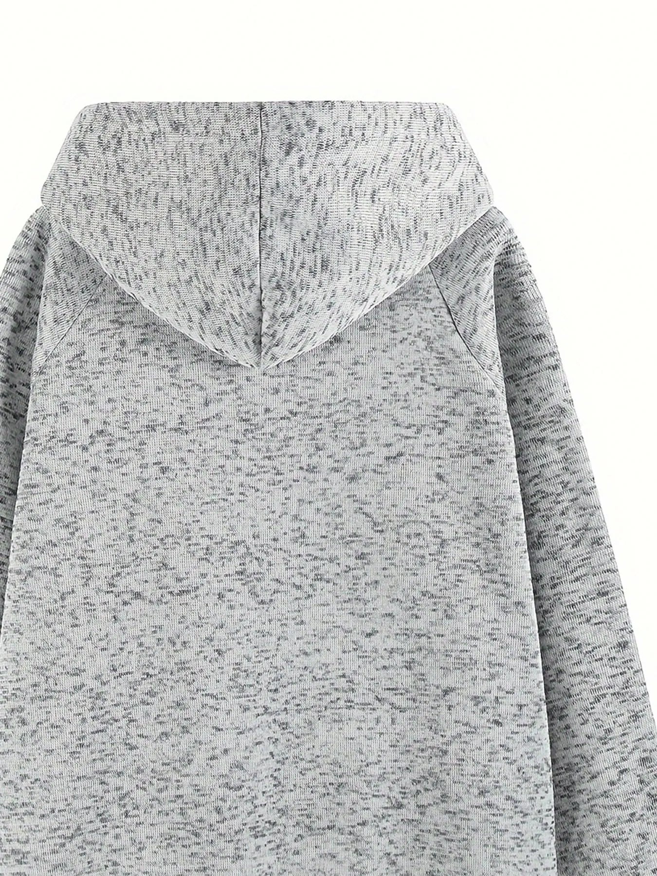 Women Plus Size Woven Autumn Hoodie
