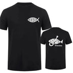 T-shirt for Men's Fishers of Men Christian Graphic Y2k Tops Fshion Casual T Shirts Short Sleeved Tees Cotton Oversized Clothing