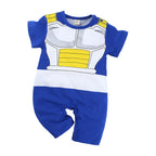 0-2 Years Baby Boy and Girl Romper Newborn Summer Short-sleeved Jumpsuit Baby Anime Cartoon Cotton Cosplay Costume