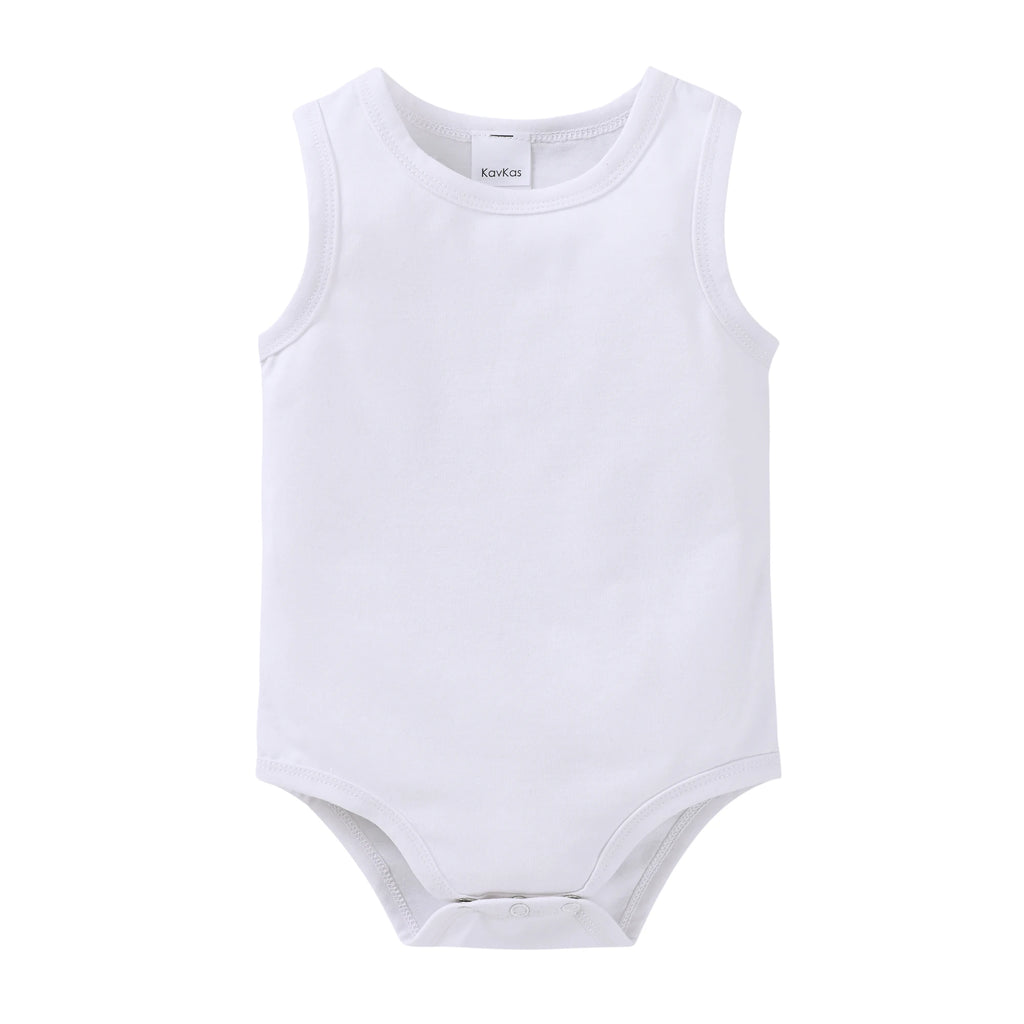 2025 Infant Baby Girls Boys Bodysuit 100% Cotton 1 pcs 2 pcs 3 pcs Sling Vest Design Newborn Clothes