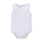 2025 Infant Baby Girls Boys Bodysuit 100% Cotton 1 pcs 2 pcs 3 pcs Sling Vest Design Newborn Clothes