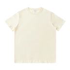 Plus Size Ladies' 100% Cotton T-Shirt Set Comfortable Casual T-Shirts, Colors Include Navy Blue White Black Beige