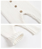 2025 New Infant Baby Girls Boys Knitted Jumpsuit Toddler Baby Girl Boys Long Sleeved Knitting Romper Children Clothes