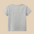 Little maven 2026 Summer Fashion New Tops Children's Clothing T-shirts Cartoon Excavators Infant Baby Boys Kids Clothes