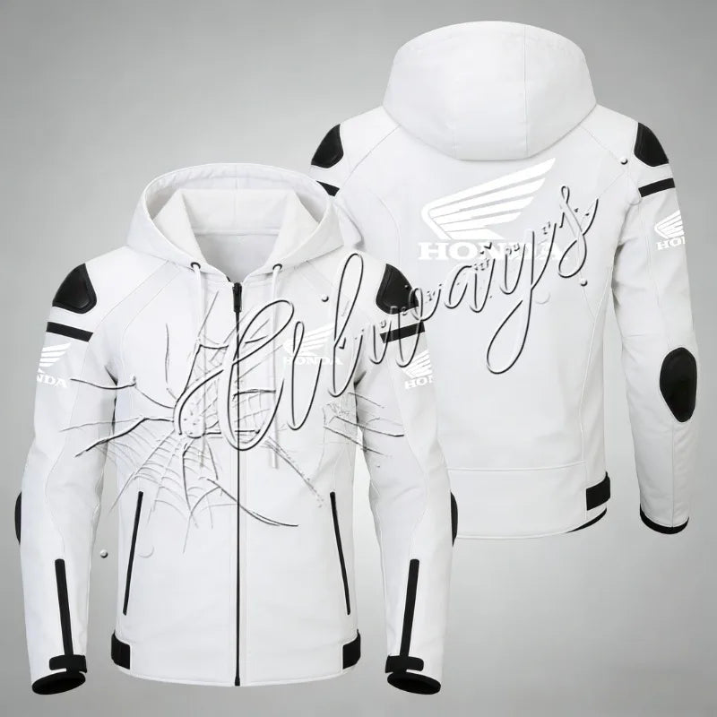 2026 Best-selling Honda Racing Track Rider Hoodie for Men and Women MOTO Off-road Enthusiasts Riding Warm Motorcycle Suit Hoodie