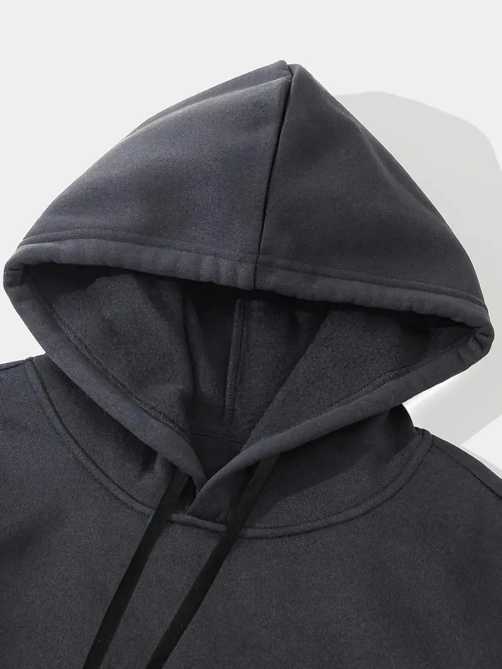 Women's autumn and winter warm and loose casual heart-shaped printed velvet long sleeved hooded sweatshirt