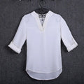 Plus Size Blouse Clothing Women Long Sleeve Shirt Chiffon Blouse Ladies Top