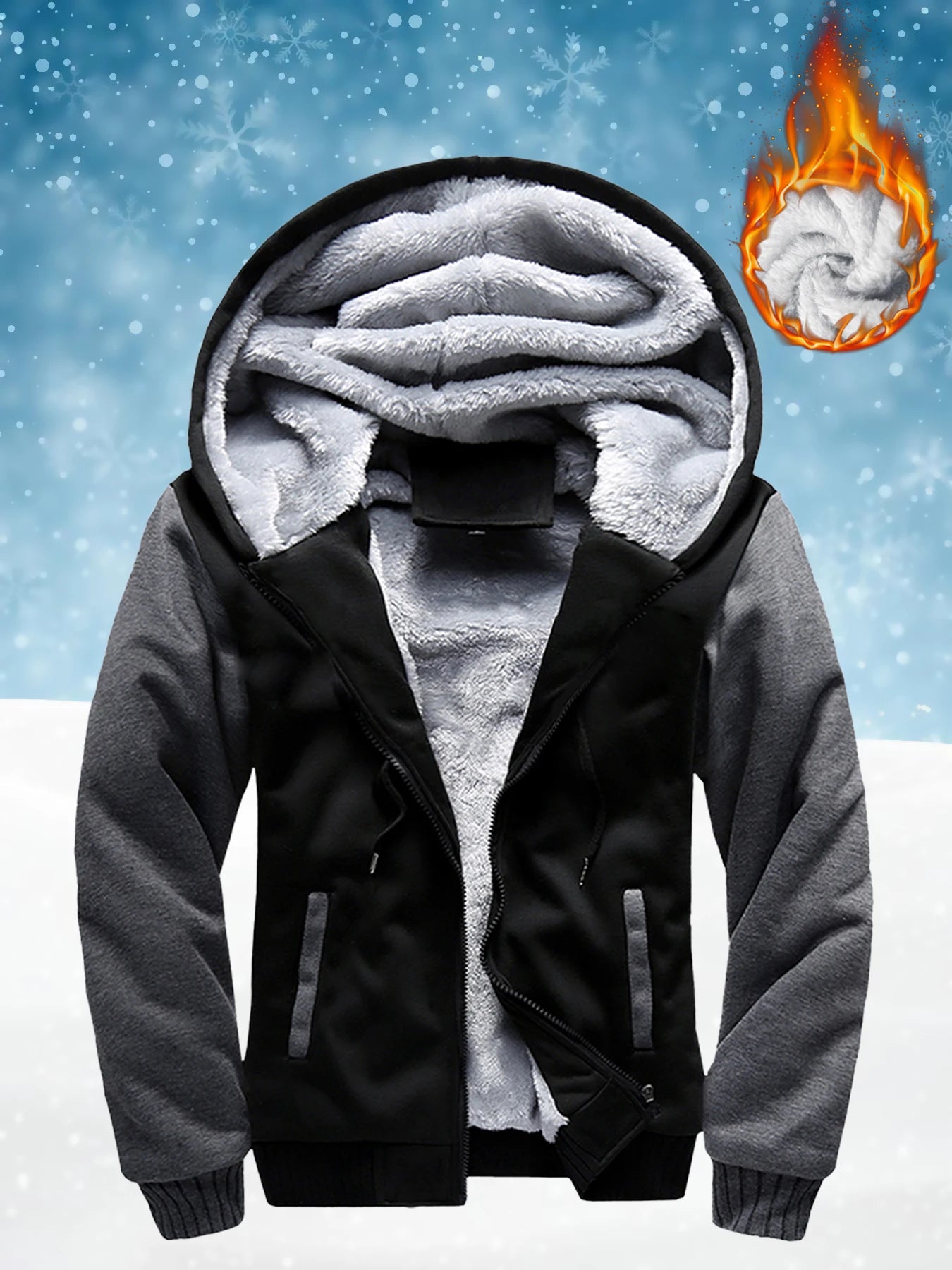 Winter Plus Size Outwear Women's Fleece Thicken Jacket Basics Warm Hoodie Comfy Sport Streetwear Zipper Pocket veste Casual Top