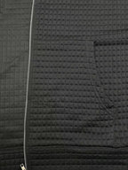 Plus size European and American cross-border autumn new casual solid color pocket zipper hooded jacket