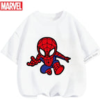 Boys Spiderman Clothes Girls Spider-Man Graphic T-Shirt Ages 3-14 Summer Marvel Kids Casual Tops