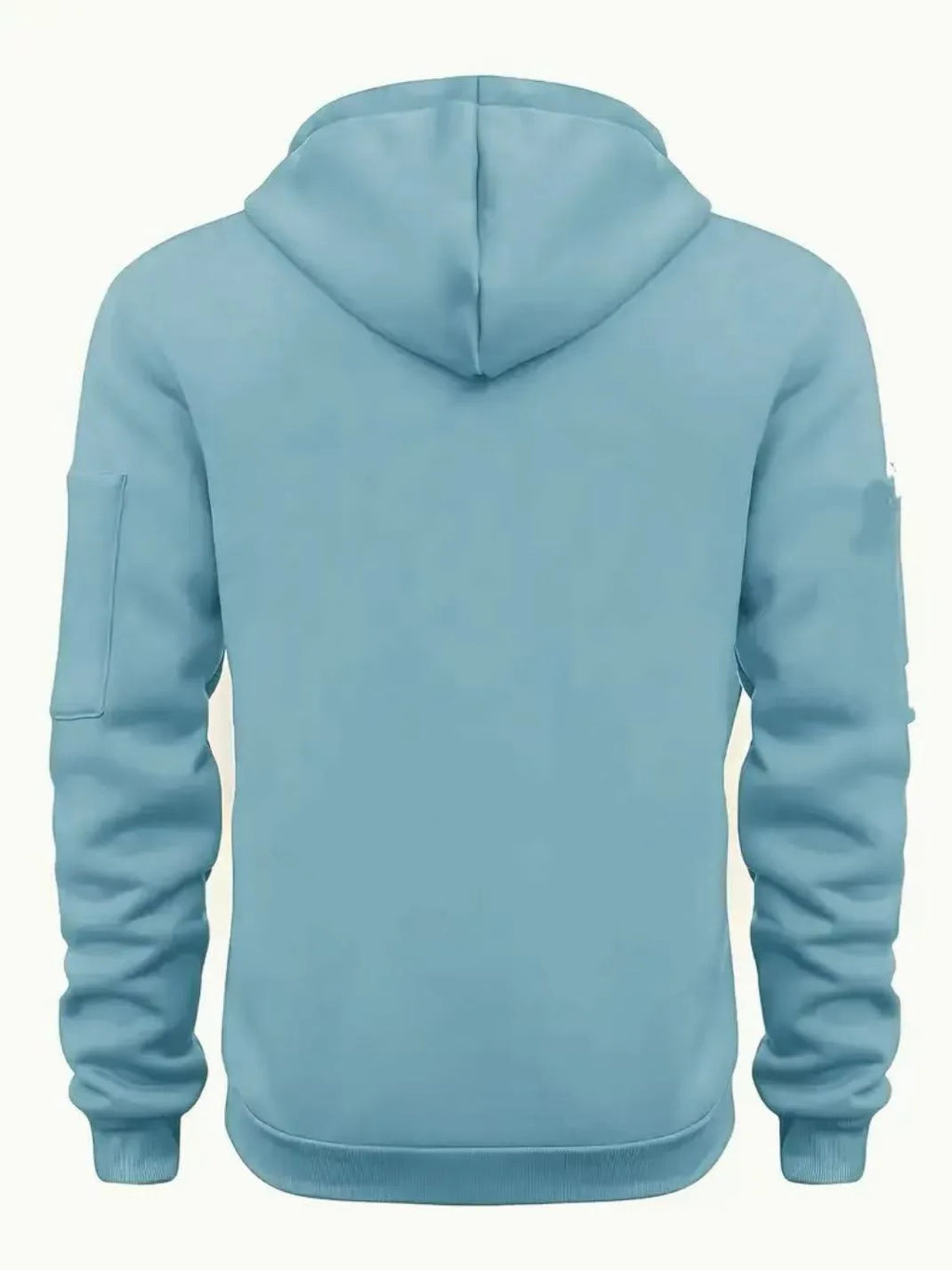 Men autumn and winter New Hoodies Long Sleeve Sweatshirt pocket Zipper Design Hooded Sweatshirt  Men Sportswear Casual Jacket