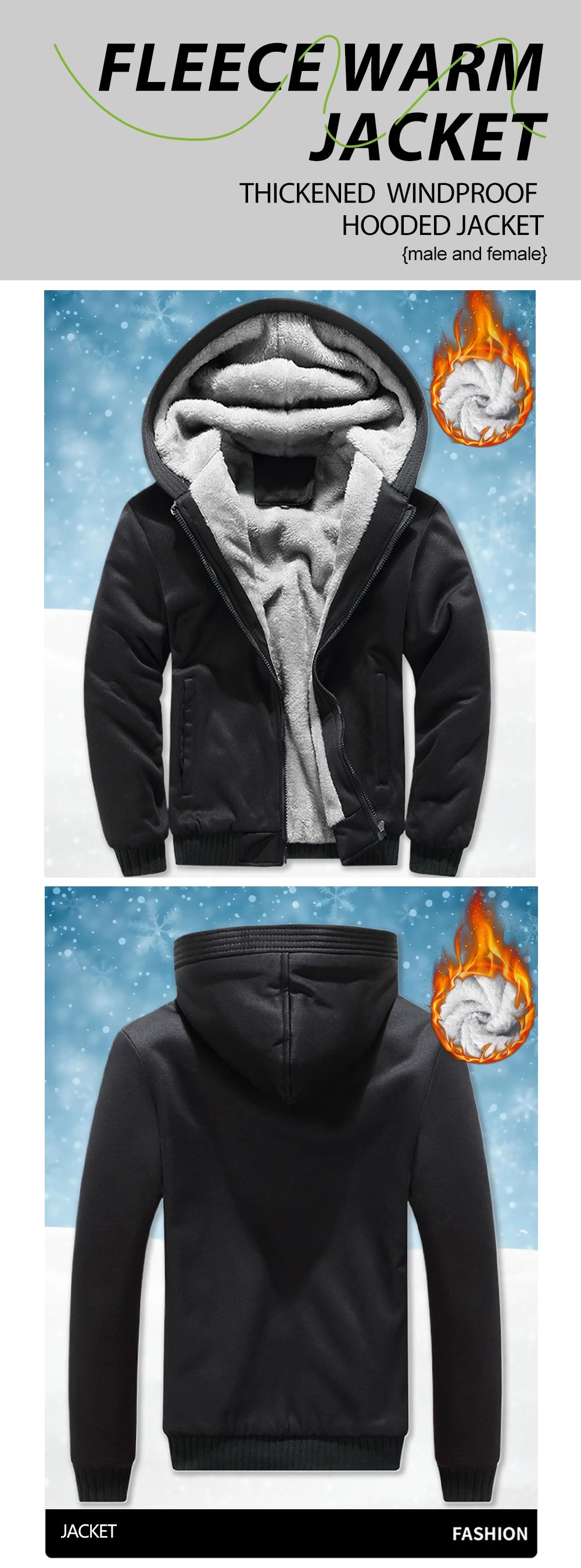 Winter Plus Size Outwear Women's Fleece Thicken Jacket Basics Warm Hoodie Comfy Sport Streetwear Zipper Pocket veste Casual Top