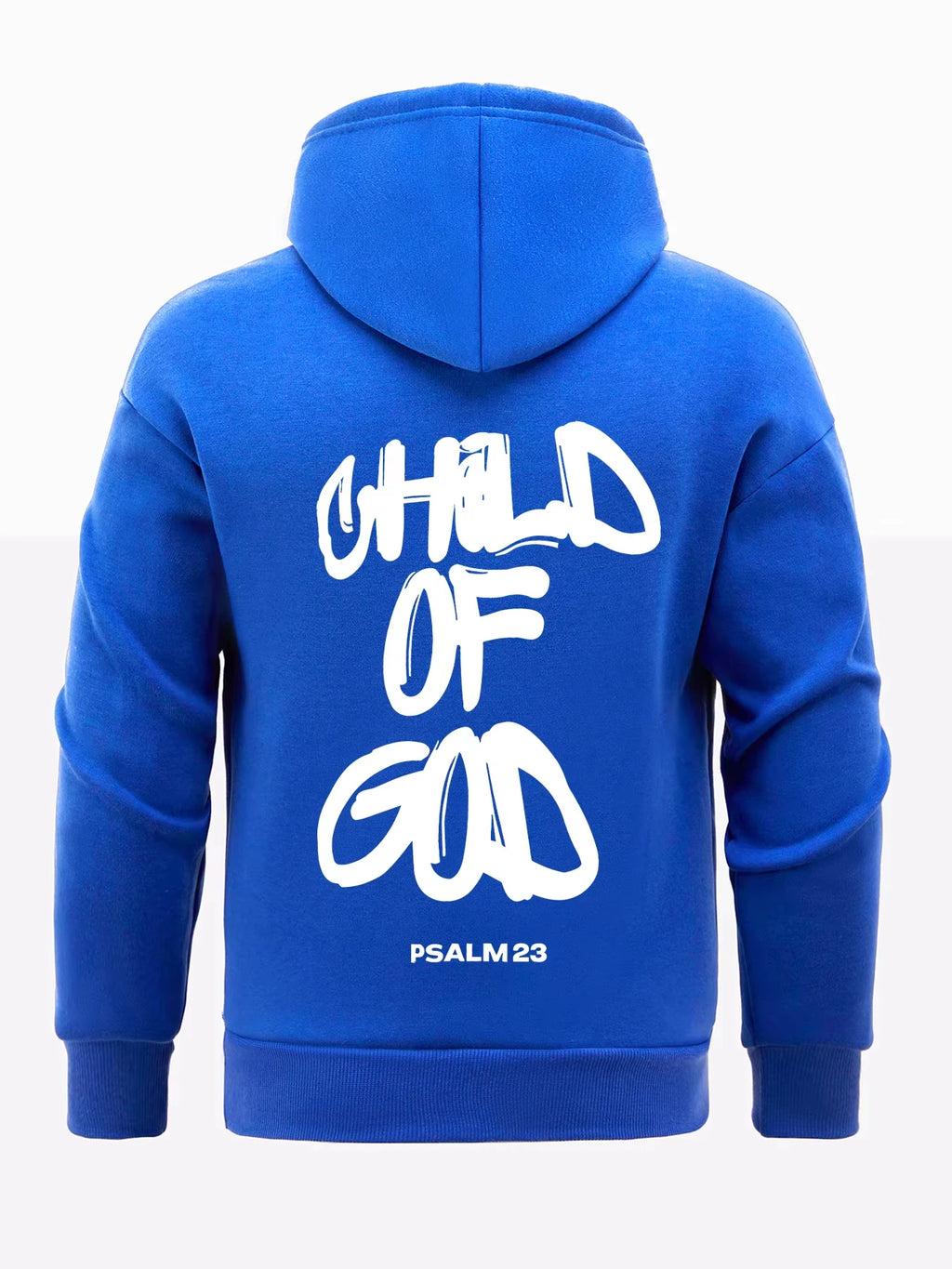 Child Of God Psalm 23 Design Men Hoodies All-Match Fleece Hoody Loose Soft Tops Pocket Clothes Casual Fashion Streetwear