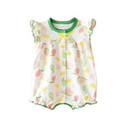 3-18 Month baby Summer clothes rompers girls overalls short Sleeve bodysuit cotton baby clothing jumpsuit newborn Girl onesies